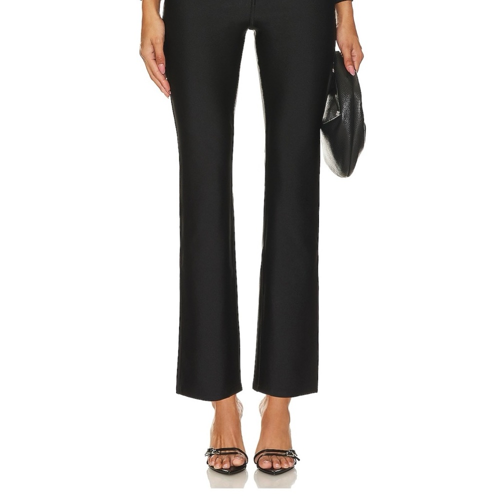 Good American Shine Compression Good Waist Straight Pant